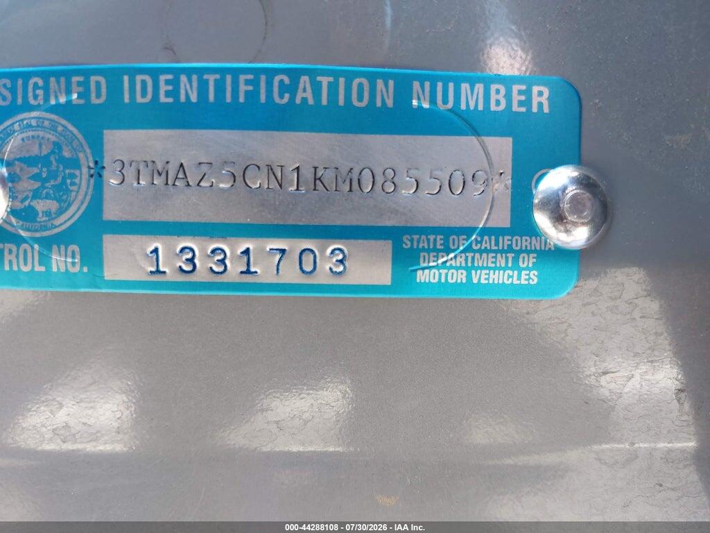 3TMAZ5CN1KM085509 2019 TOYOTA TACOMA photo no. 9