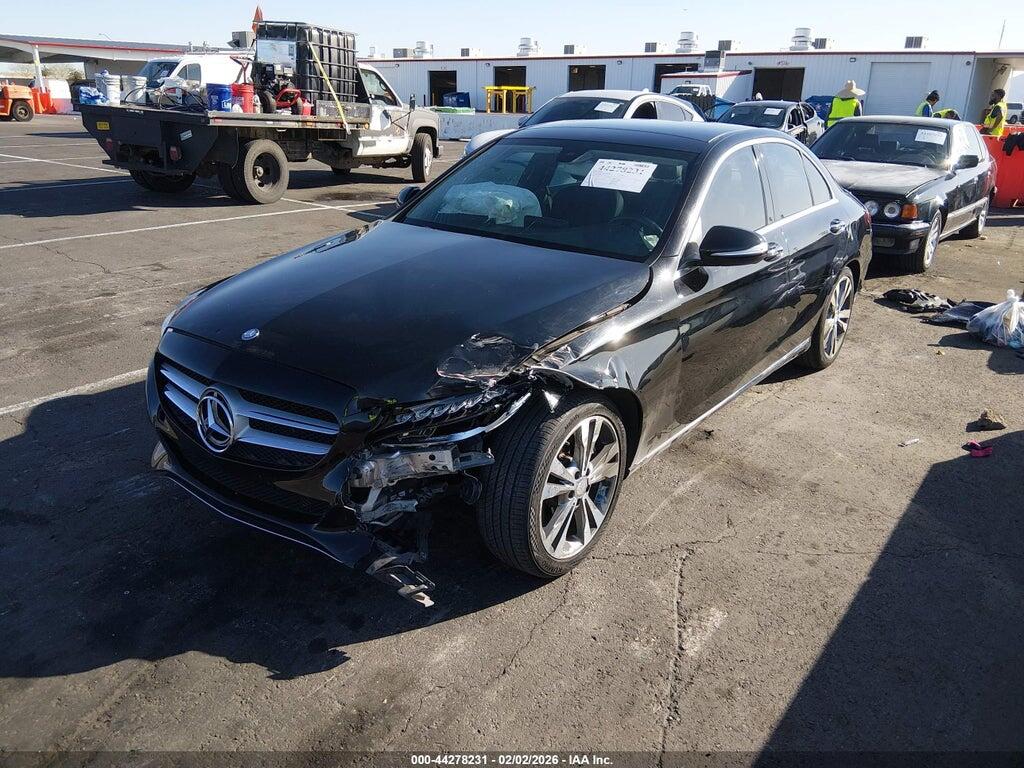 55SWF4JBXFU078164 2015 MERCEDES-BENZ C 300 photo no. 2