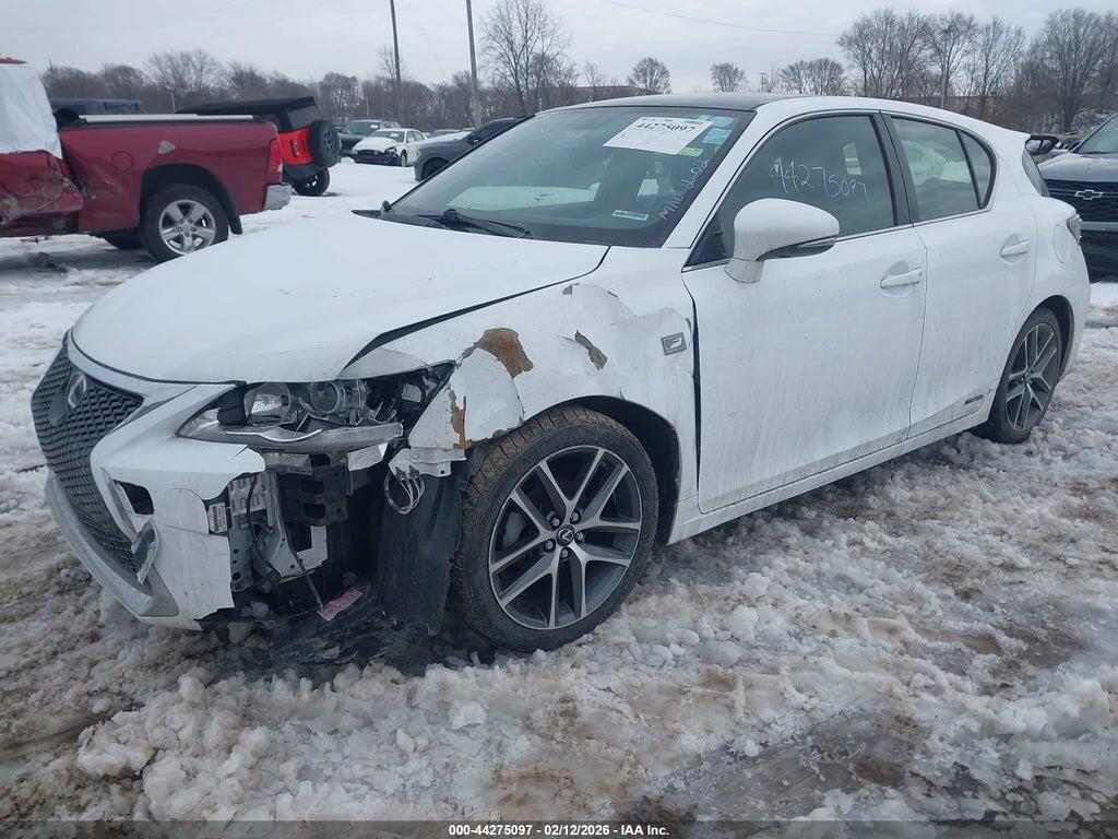 JTHKD5BH7G2269073 2016 LEXUS CT 200H photo no. 2