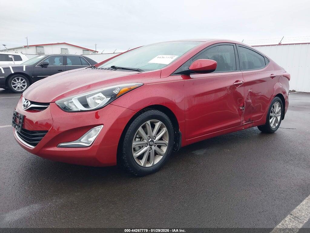 5NPDH4AE0EH537165 2014 HYUNDAI ELANTRA photo no. 2