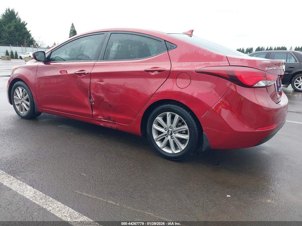5NPDH4AE0EH537165 2014 HYUNDAI ELANTRA photo no. 3