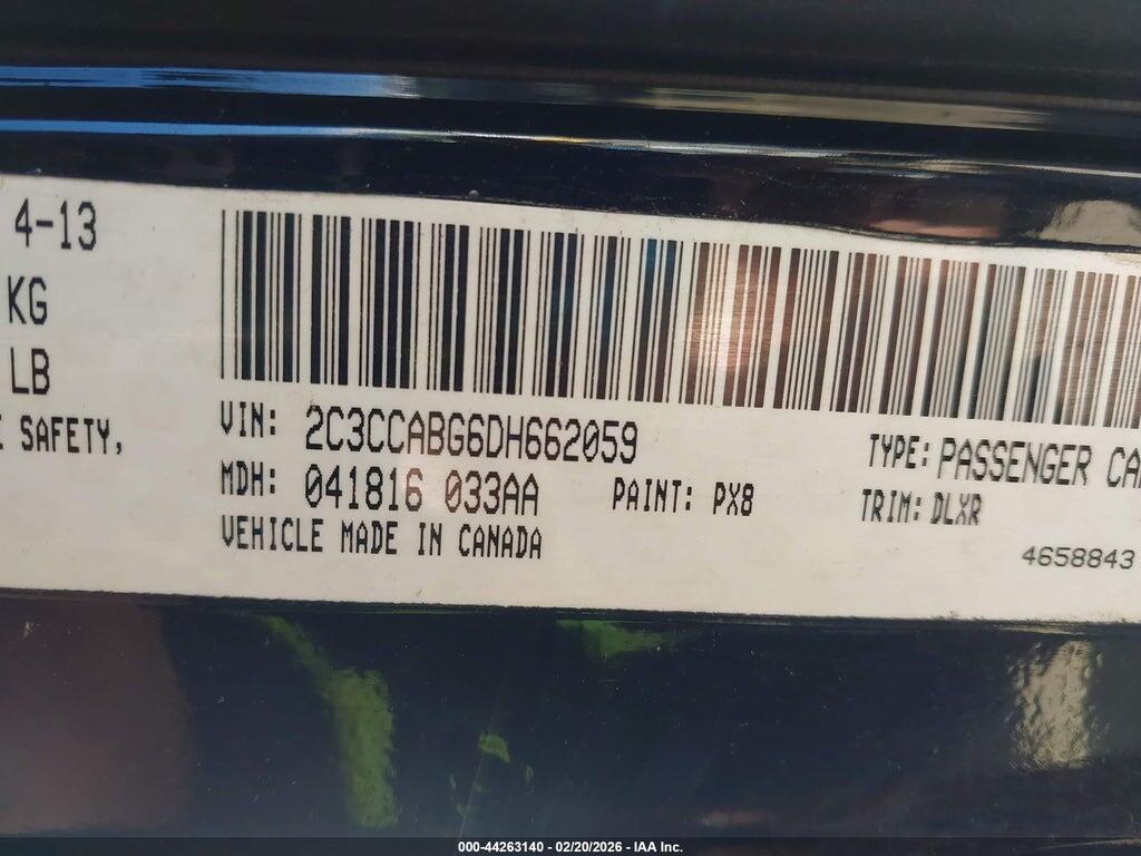 2C3CCABG6DH662059 2013 CHRYSLER 300 photo no. 9