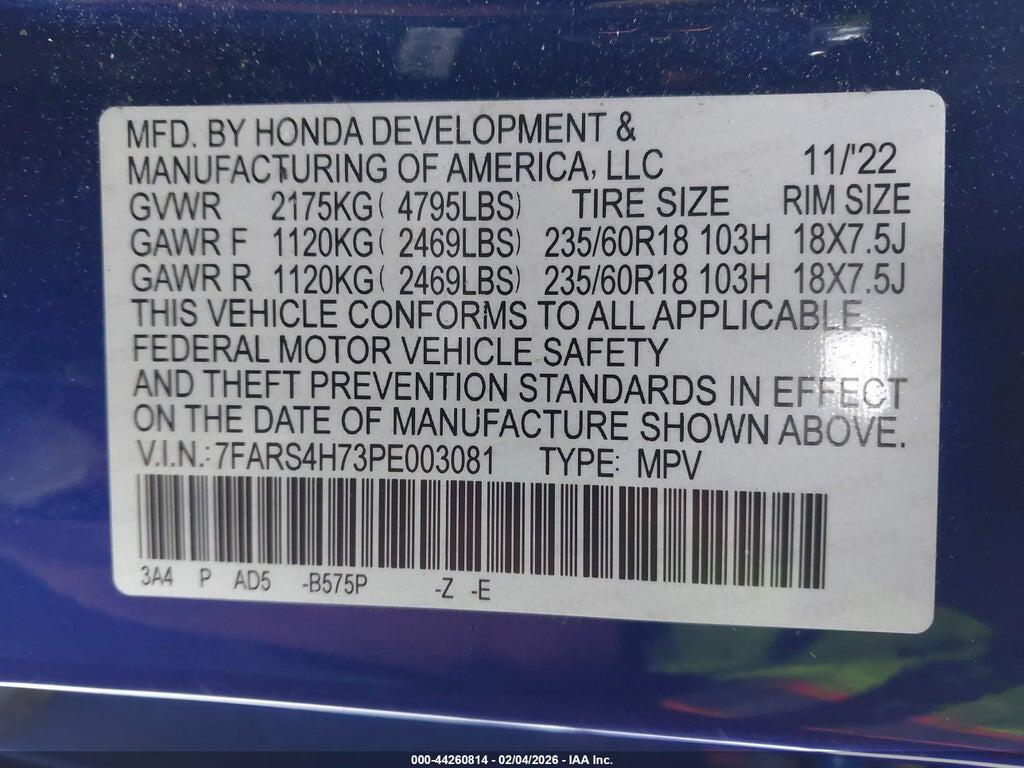 7FARS4H73PE003081 2023 HONDA CR-V photo no. 9