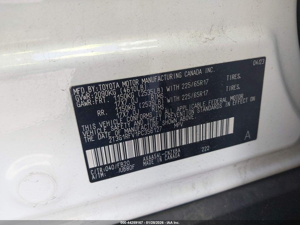 2T3G1RFV1PC356127 2023 TOYOTA RAV4 photo no. 9