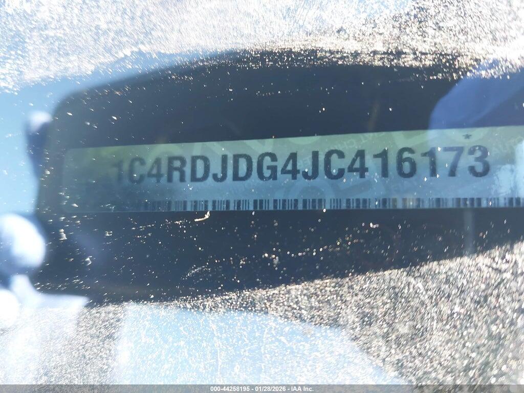 1C4RDJDG4JC416173 2018 DODGE DURANGO photo no. 9