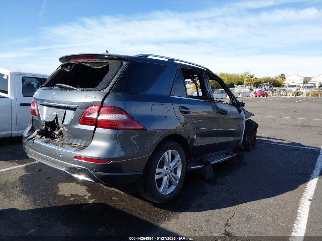 4JGDA5HB4FA607969 2015 MERCEDES-BENZ ML 350 photo no. 4