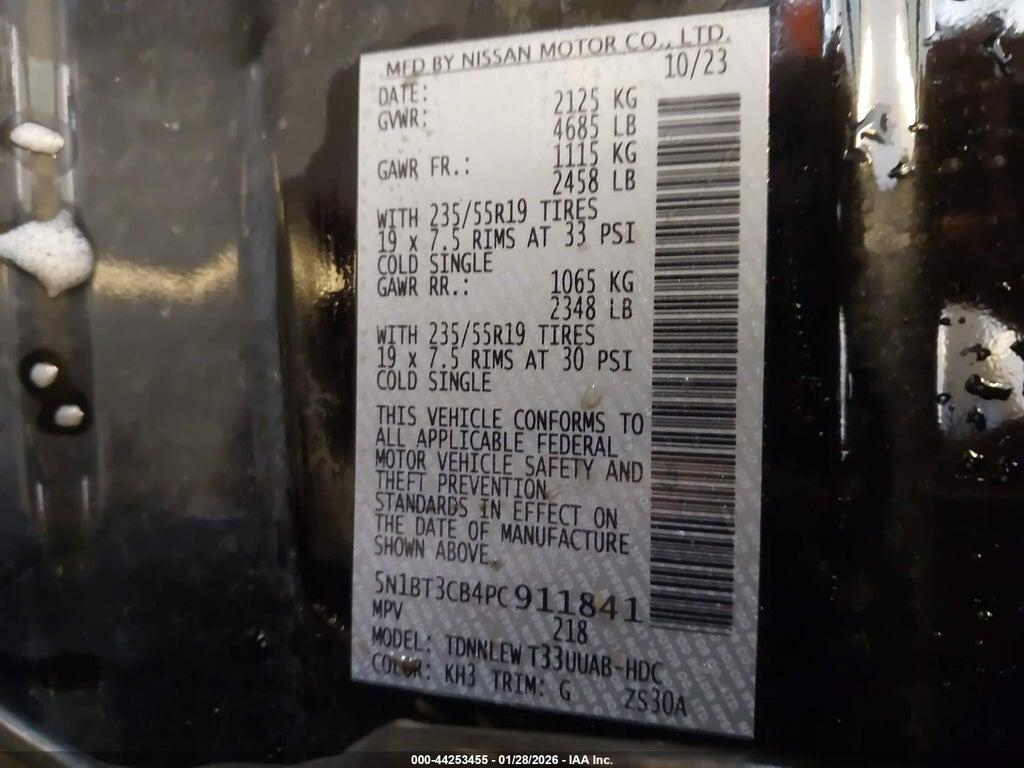 5N1BT3CB4PC911841 2023 NISSAN ROGUE photo no. 9