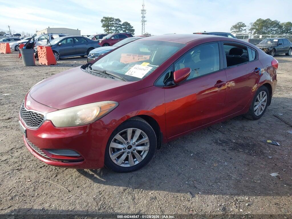 KNAFX4A60E5237675 2014 KIA FORTE photo no. 2