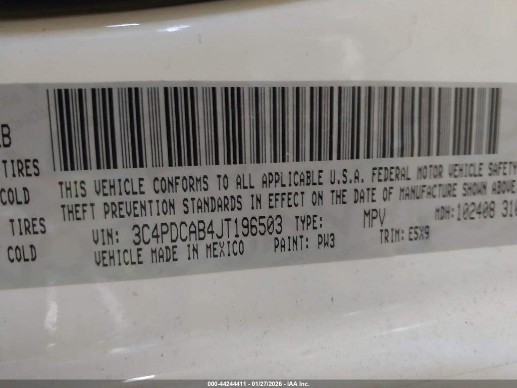 3C4PDCAB4JT196503 2018 DODGE JOURNEY photo no. 9