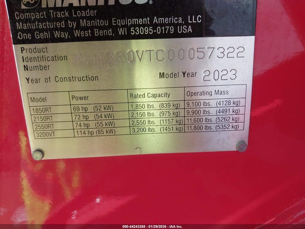 MAN320VTC00057322 2023 MANITOU 3200VT photo no. 9