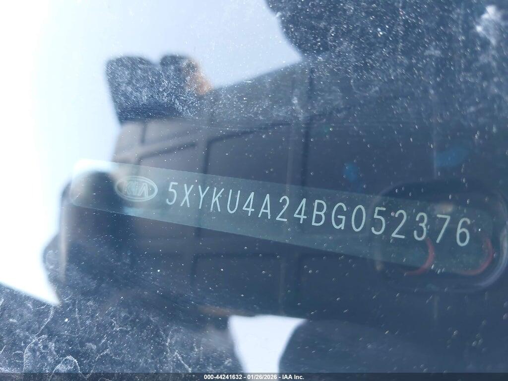 5XYKU4A24BG052376 2011 KIA SORENTO photo no. 9