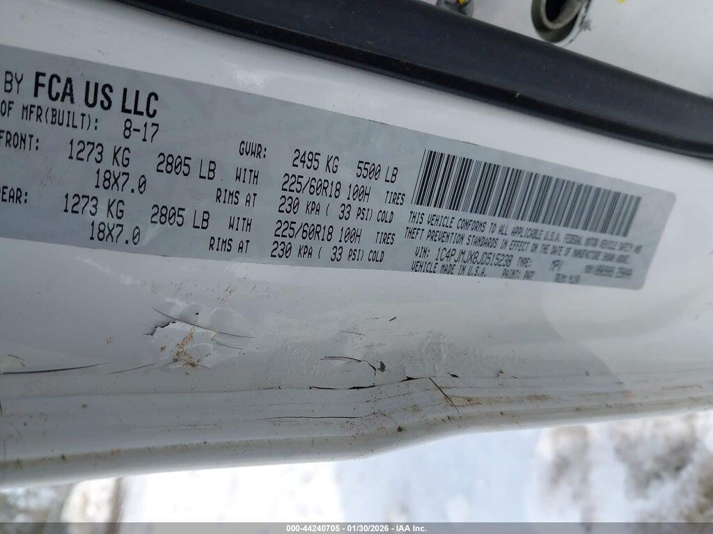 1C4PJMJX8JD515238 2018 JEEP CHEROKEE photo no. 9
