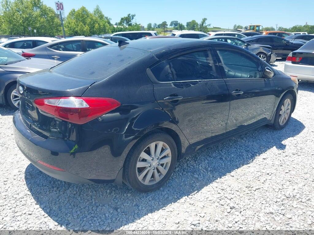 KNAFX4A64E5148160 2014 KIA FORTE photo no. 4