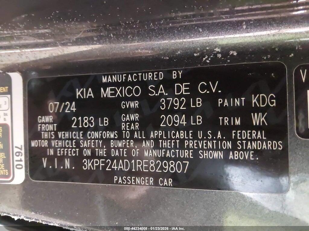 3KPF24AD1RE829807 2024 KIA FORTE photo no. 9