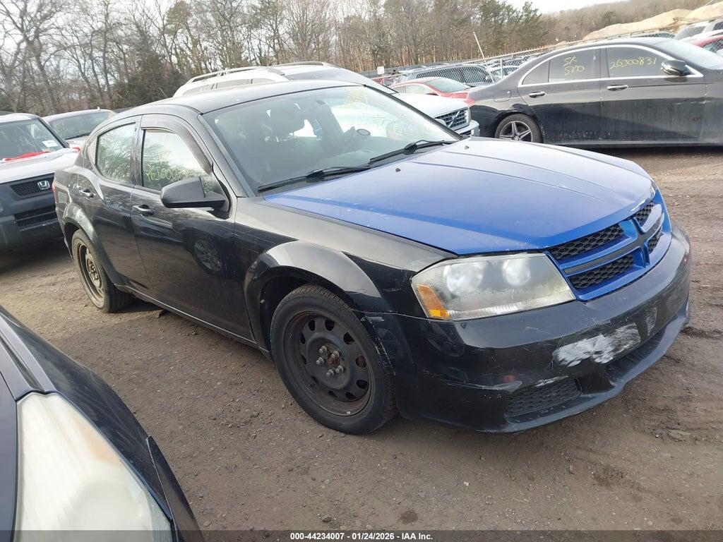 1C3CDZAB2DN530408 2013 DODGE AVENGER photo no. 1