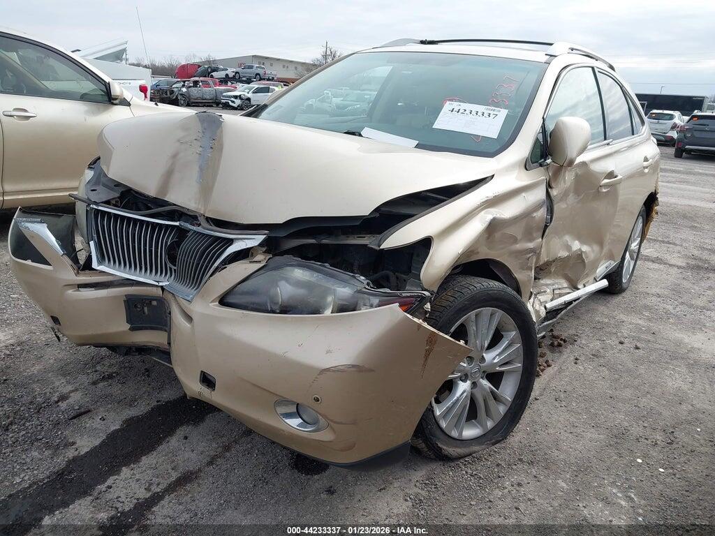 JTJBC1BA2A2024024 2010 LEXUS RX 450H photo no. 2