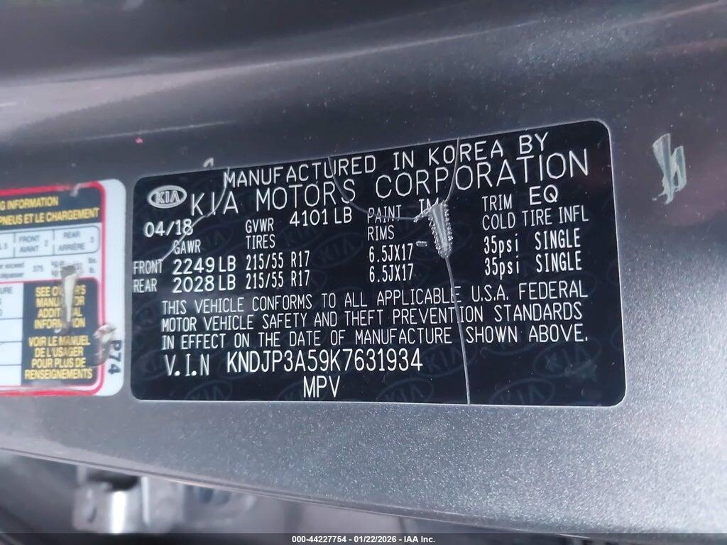 KNDJP3A59K7631934 2019 KIA SOUL photo no. 9