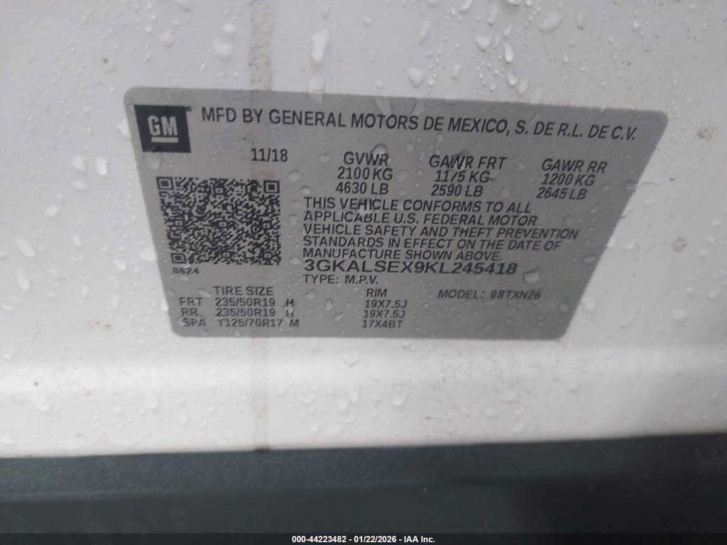 3GKALSEX9KL245418 2019 GMC TERRAIN photo no. 9