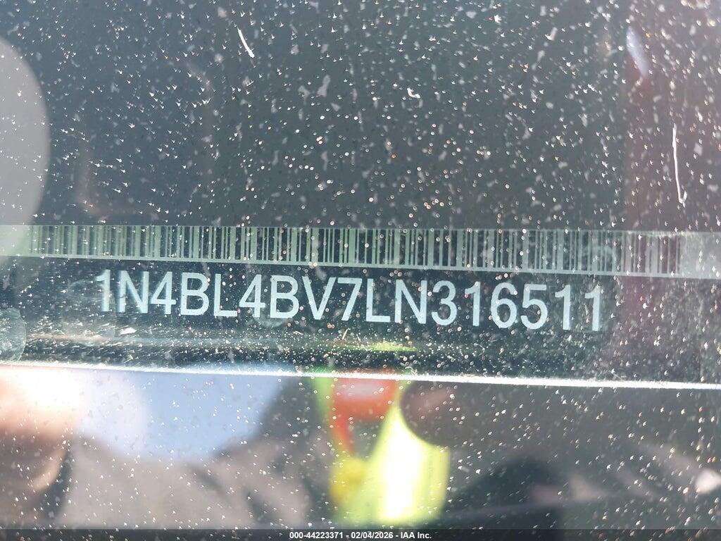 1N4BL4BV7LN316511 2020 NISSAN ALTIMA photo no. 9