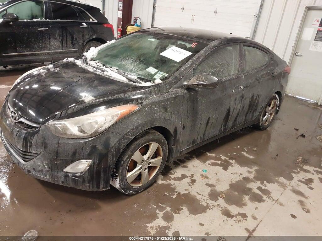 KMHDH4AE1CU475807 2012 HYUNDAI ELANTRA photo no. 2