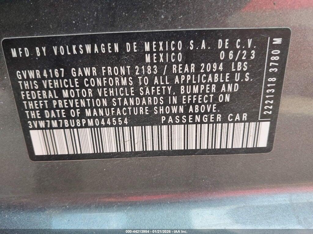3VW7M7BU8PM044554 2023 VOLKSWAGEN JETTA photo no. 9