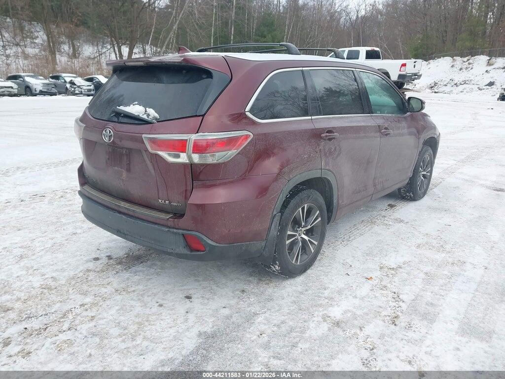 5TDJKRFH5GS253306 2016 TOYOTA HIGHLANDER photo no. 4