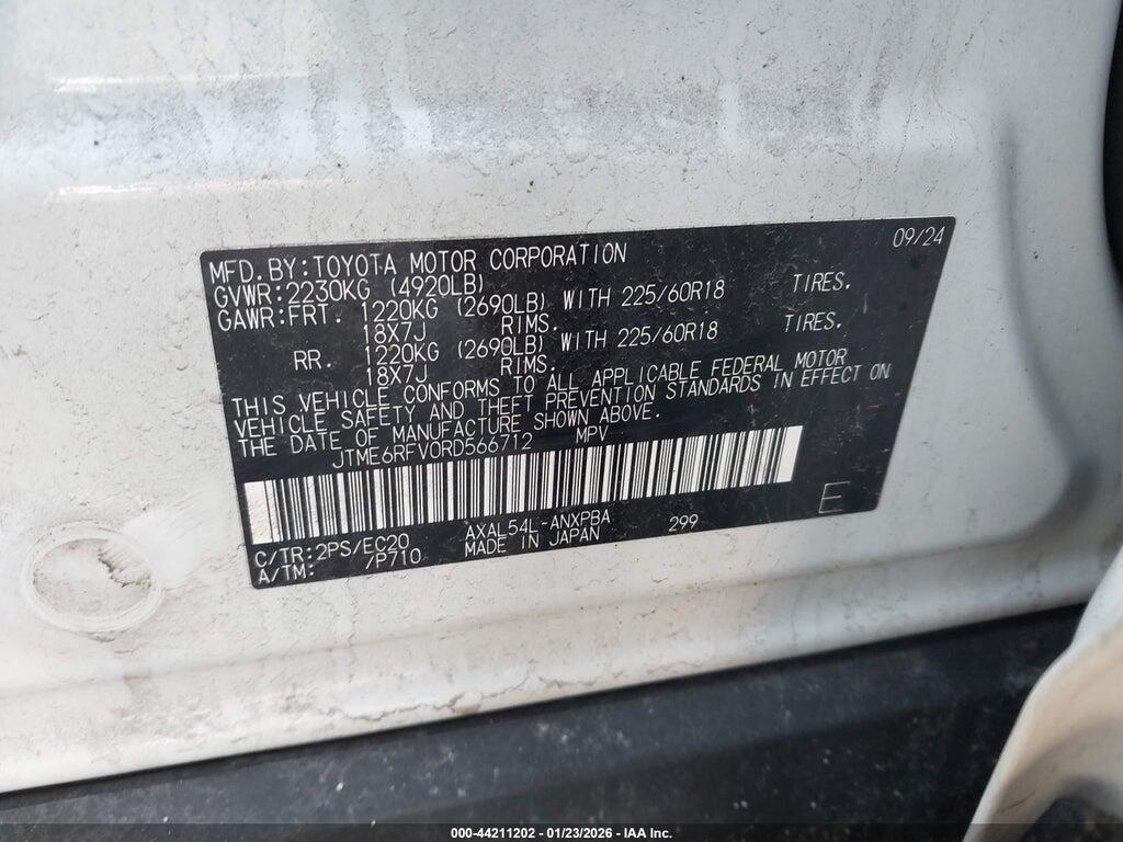 JTME6RFV0RD566712 2024 TOYOTA RAV4 HYBRID photo no. 9