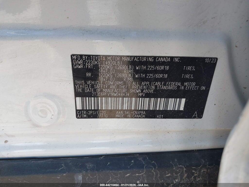 2T3E6RFV1RW048434 2024 TOYOTA RAV4 HYBRID photo no. 9