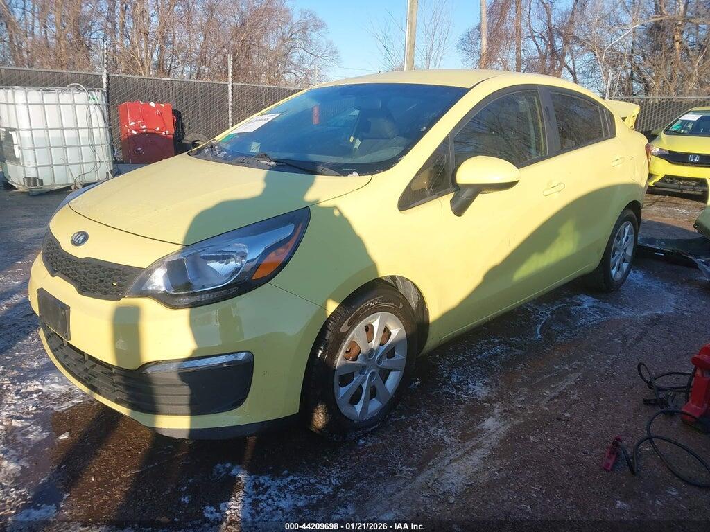 KNADM4A33G6676887 2016 KIA RIO photo no. 2
