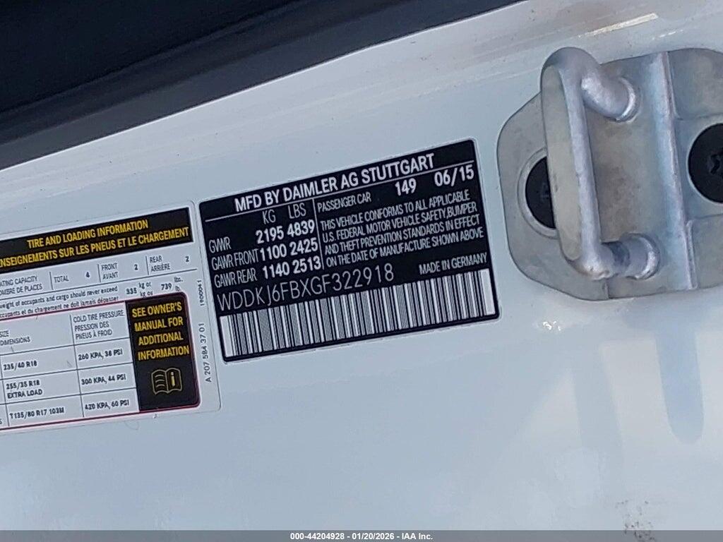 WDDKJ6FBXGF322918 2016 MERCEDES-BENZ E 400 photo no. 9