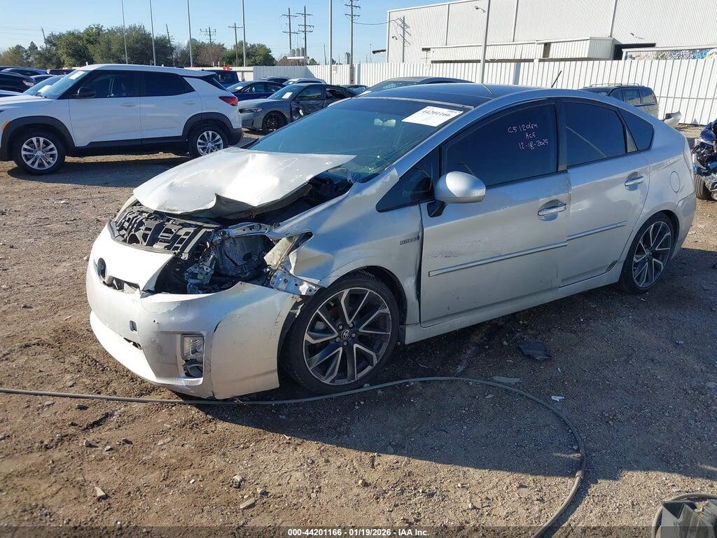JTDKN3DUXA1208925 2010 TOYOTA PRIUS photo no. 2