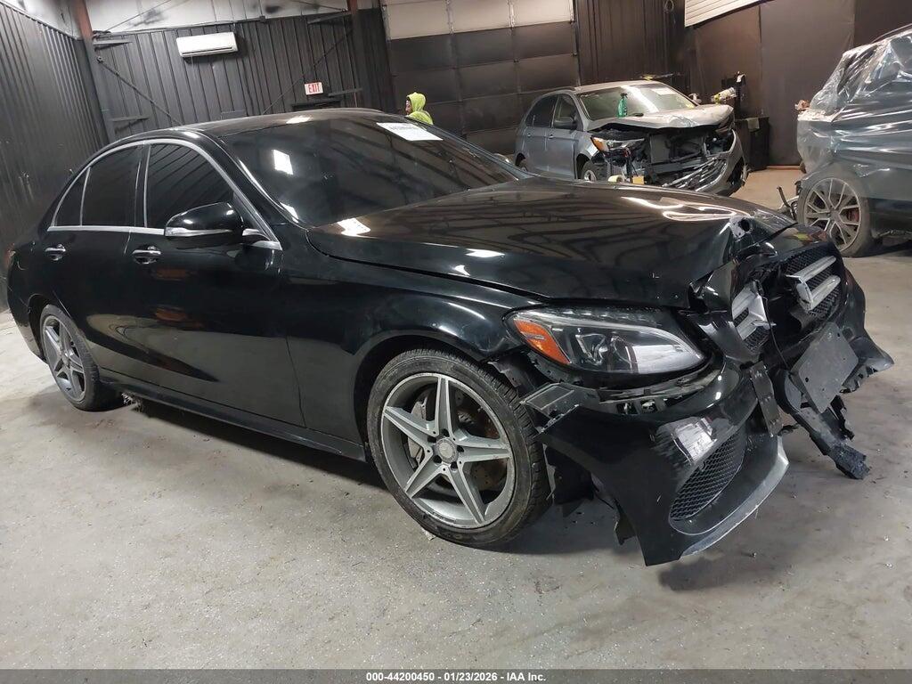 55SWF4KB6FU074062 2015 MERCEDES-BENZ C 300 photo no. 1