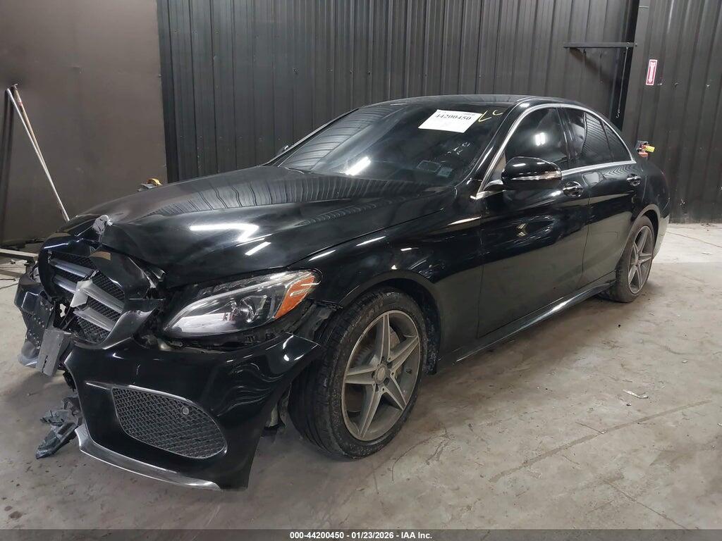 55SWF4KB6FU074062 2015 MERCEDES-BENZ C 300 photo no. 2