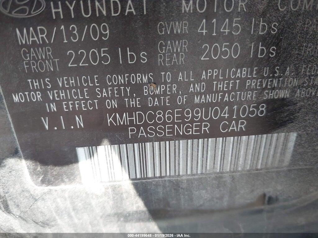 KMHDC86E99U041058 2009 HYUNDAI ELANTRA TOURING photo no. 9