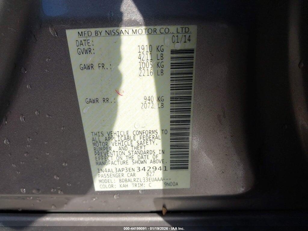 1N4AL3AP3EN342941 2014 NISSAN ALTIMA photo no. 9