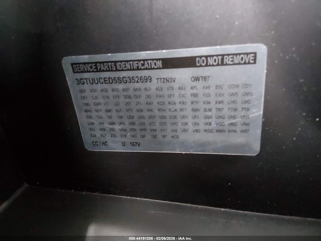 3GTUUCED5SG170260 2025 GMC SIERRA 1500 photo no. 9