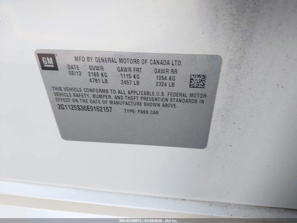2G1125S36E9162157 2014 CHEVROLET IMPALA photo no. 9