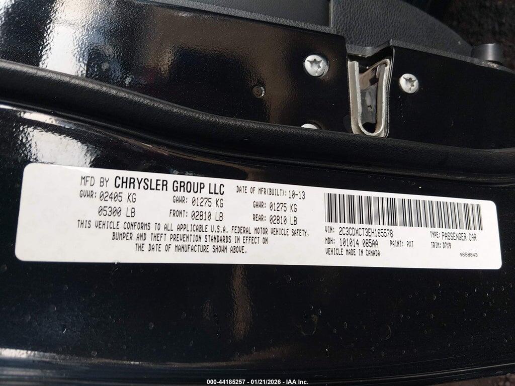 2C3CDXCT3EH165578 2014 DODGE CHARGER photo no. 9