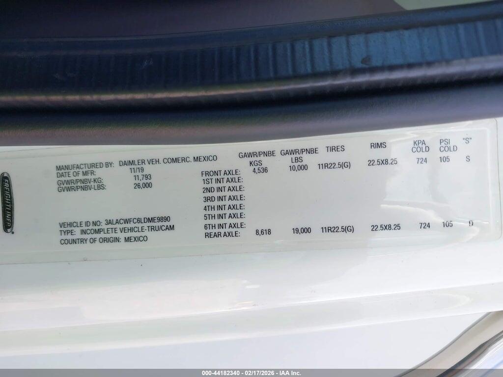 3ALACWFC6LDME9890 2020 FREIGHTLINER M2 106 photo no. 8