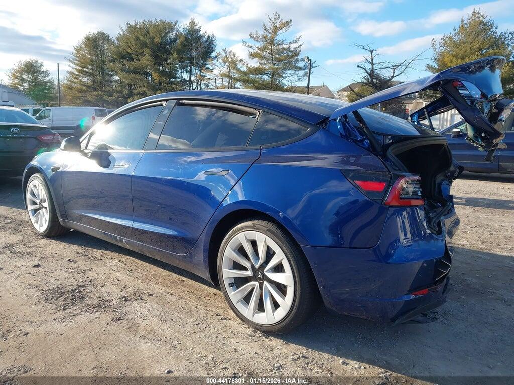 5YJ3E1EB7NF111507 2022 TESLA MODEL 3 photo no. 3