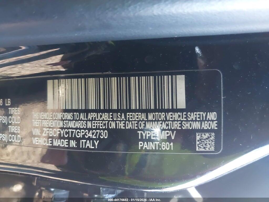 ZFBCFYCT7GP342730 2016 FIAT 500X photo no. 9