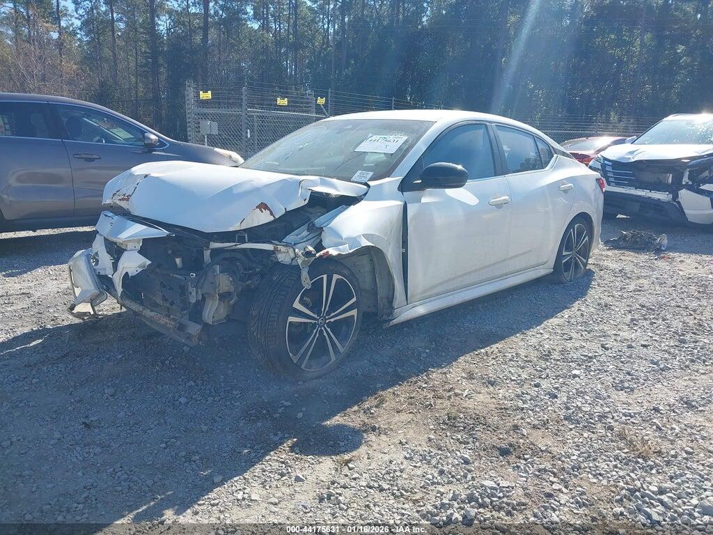 3N1AB8DV0LY256879 2020 NISSAN SENTRA photo no. 2