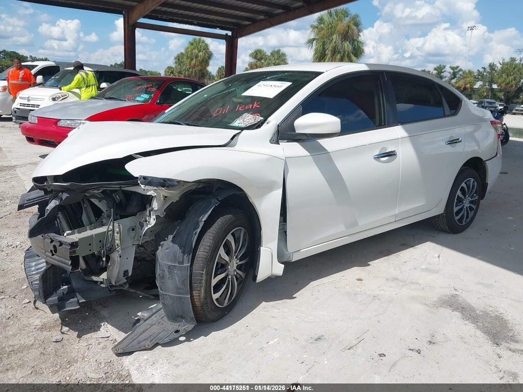 3N1AB7AP7DL769626 2013 NISSAN SENTRA photo no. 2