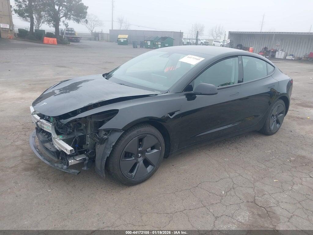 5YJ3E1EA3MF919603 2021 TESLA MODEL 3 photo no. 2