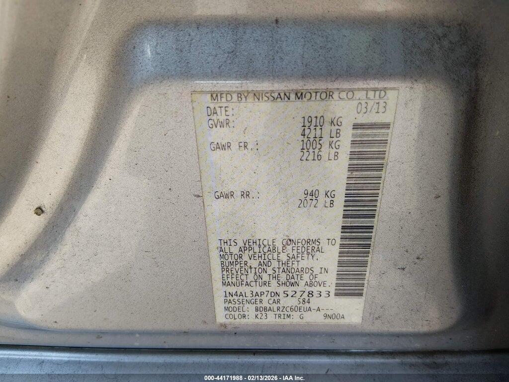 1N4AL3AP7DN527833 2013 NISSAN ALTIMA photo no. 9