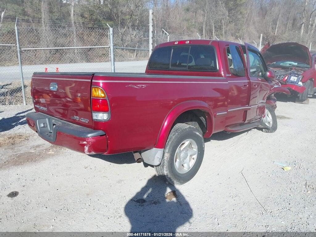 5TBBT48181S132807 2001 TOYOTA TUNDRA photo no. 4