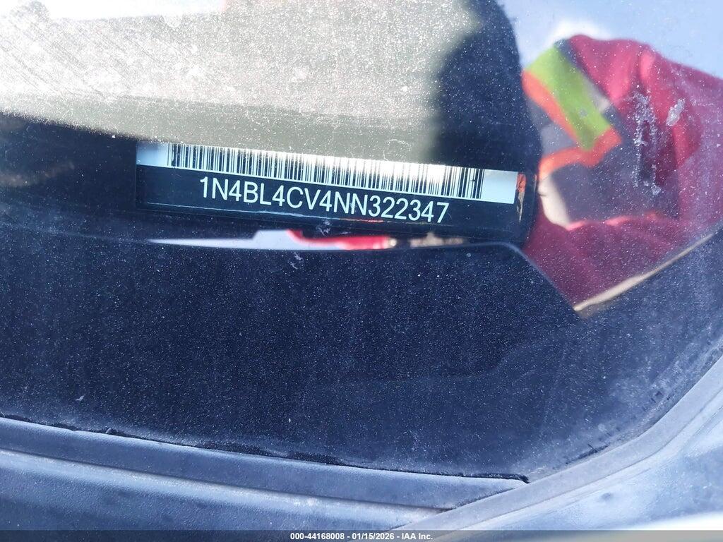 1N4BL4CV4NN322347 2022 NISSAN ALTIMA photo no. 9