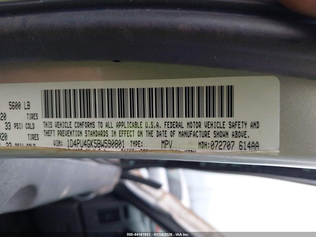 1D4PU4GK5BW590801 2011 DODGE NITRO photo no. 9