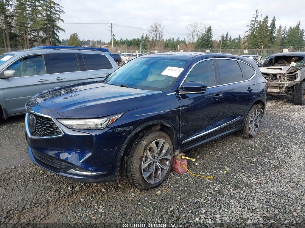 5J8YE1H45NL015103 2022 ACURA MDX photo no. 2