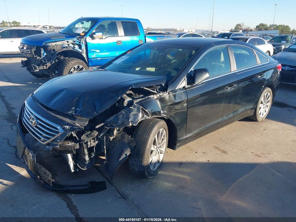 5NPE24AF7GH284105 2016 HYUNDAI SONATA photo no. 2
